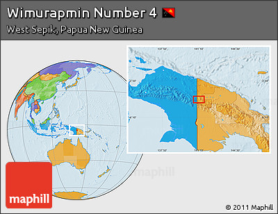Political Location Map of Wimurapmin Number 4