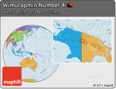 Political Location Map of Wimurapmin Number 4
