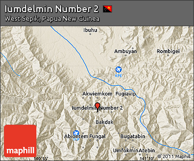 Shaded Relief Map of Iumdelmin Number 2