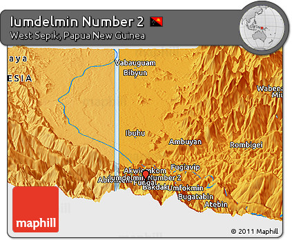 Political Panoramic Map of Iumdelmin Number 2