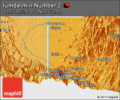 Political Panoramic Map of Iumdelmin Number 2