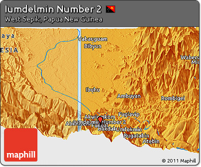 Political Panoramic Map of Iumdelmin Number 2