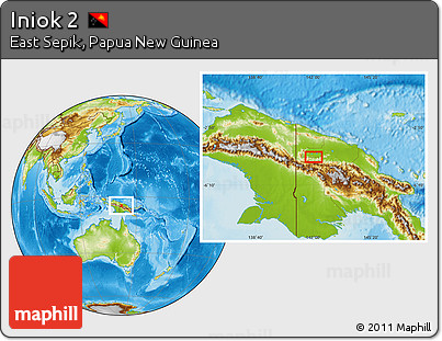 Physical Location Map of Iniok 2