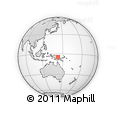 Outline Map of the Area around 4° 32' 58" S, 142° 52' 30" E, rectangular outline