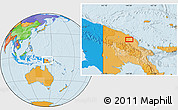 Political Location Map of Temnu