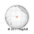 Outline Map of the Area around 4° 32' 58" S, 144° 25' 30" W, rectangular outline