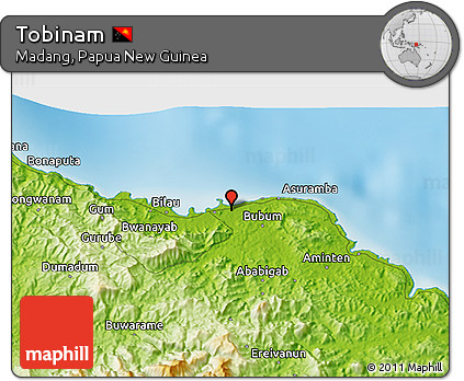 Physical 3D Map of Tobinam