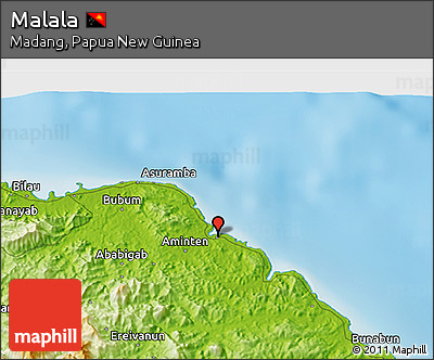 Physical 3D Map of Malala