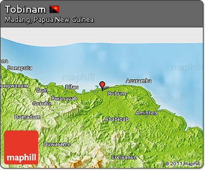Physical 3D Map of Tobinam