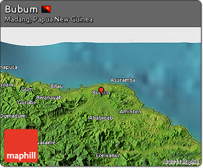 Satellite 3D Map of Bubum