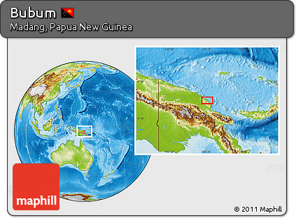 Physical Location Map of Bubum