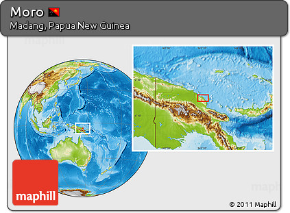 Physical Location Map of Moro