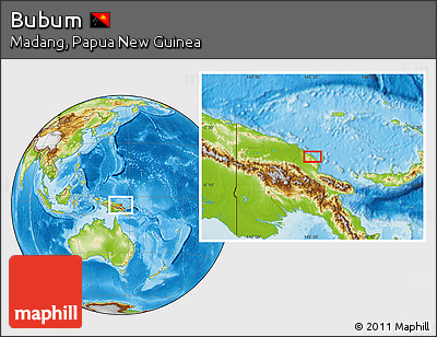 Physical Location Map of Bubum