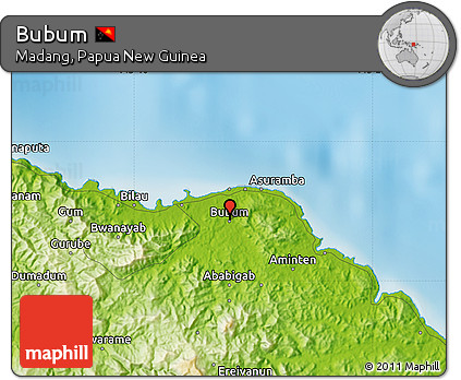 Physical Map of Bubum