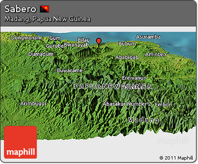 Satellite Panoramic Map of Sabero