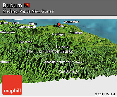 Satellite Panoramic Map of Bubum