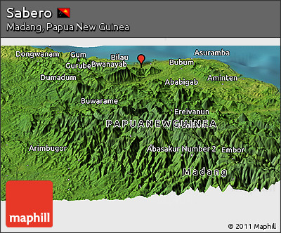 Satellite Panoramic Map of Sabero