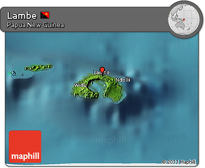 Satellite 3D Map of Lambe