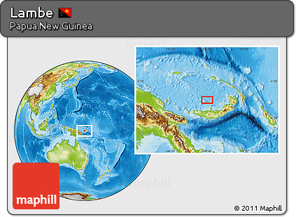 Physical Location Map of Lambe