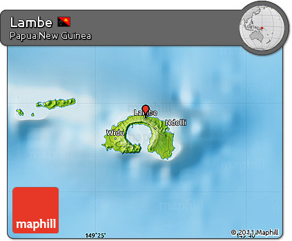 Physical Map of Lambe