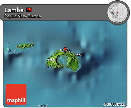 Satellite Map of Lambe