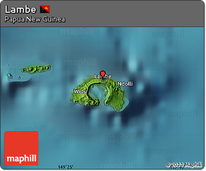 Satellite Map of Lambe