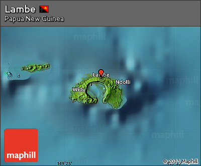 Satellite Map of Lambe