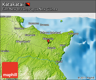 Physical 3D Map of Katakatai
