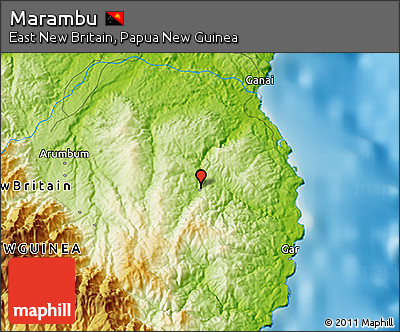 Physical 3D Map of Marambu