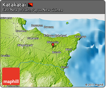 Physical 3D Map of Katakatai