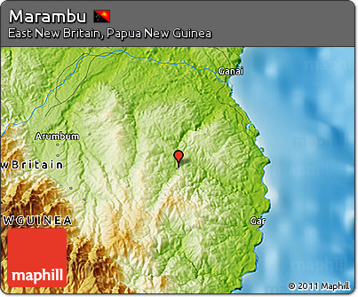 Physical 3D Map of Marambu