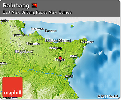 Physical 3D Map of Ralubang