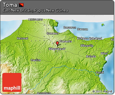 Physical 3D Map of Toma