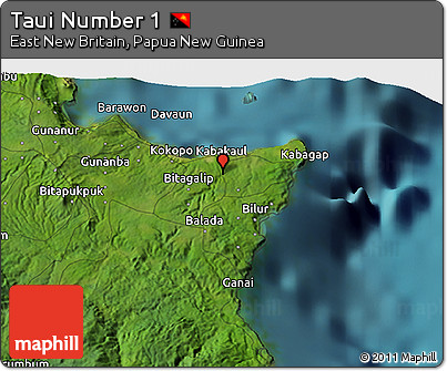 Satellite 3D Map of Taui Number 1