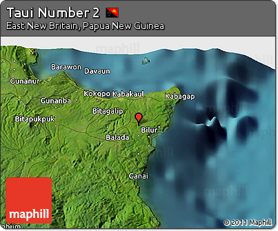 Satellite 3D Map of Taui Number 2