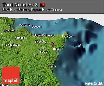 Satellite 3D Map of Taui Number 2