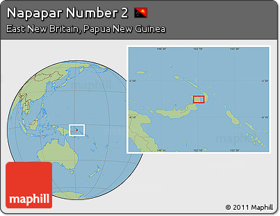 Savanna Style Location Map of Napapar Number 2
