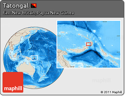 Shaded Relief Location Map of Tatongal