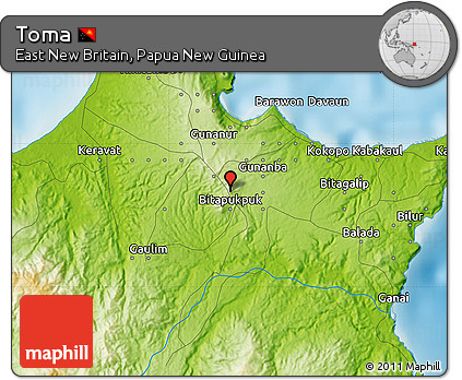 Physical Map of Toma