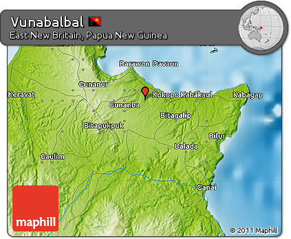 Physical Map of Vunabalbal