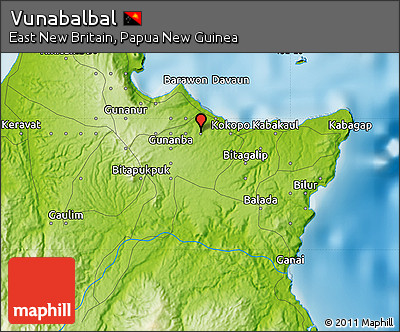 Physical Map of Vunabalbal