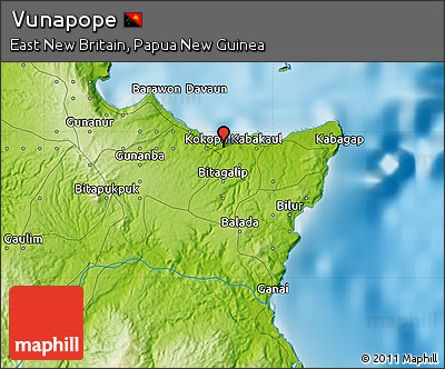 Physical Map of Vunapope