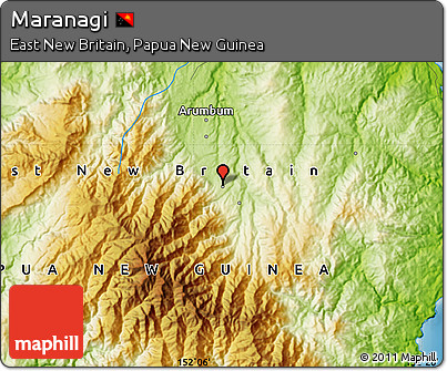 Physical Map of Maranagi