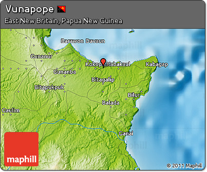 Physical Map of Vunapope