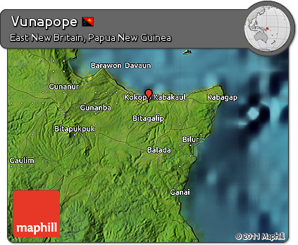 Satellite Map of Vunapope