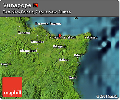 Satellite Map of Vunapope
