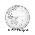 Outline Map of Kokopo, rectangular outline