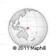 Outline Map of the Area around 4° 32' 58" S, 152° 13' 29" E, rectangular outline