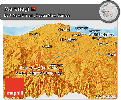 Political Panoramic Map of Maranagi