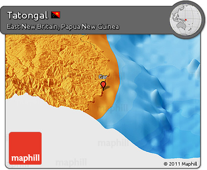 Political Panoramic Map of Tatongal